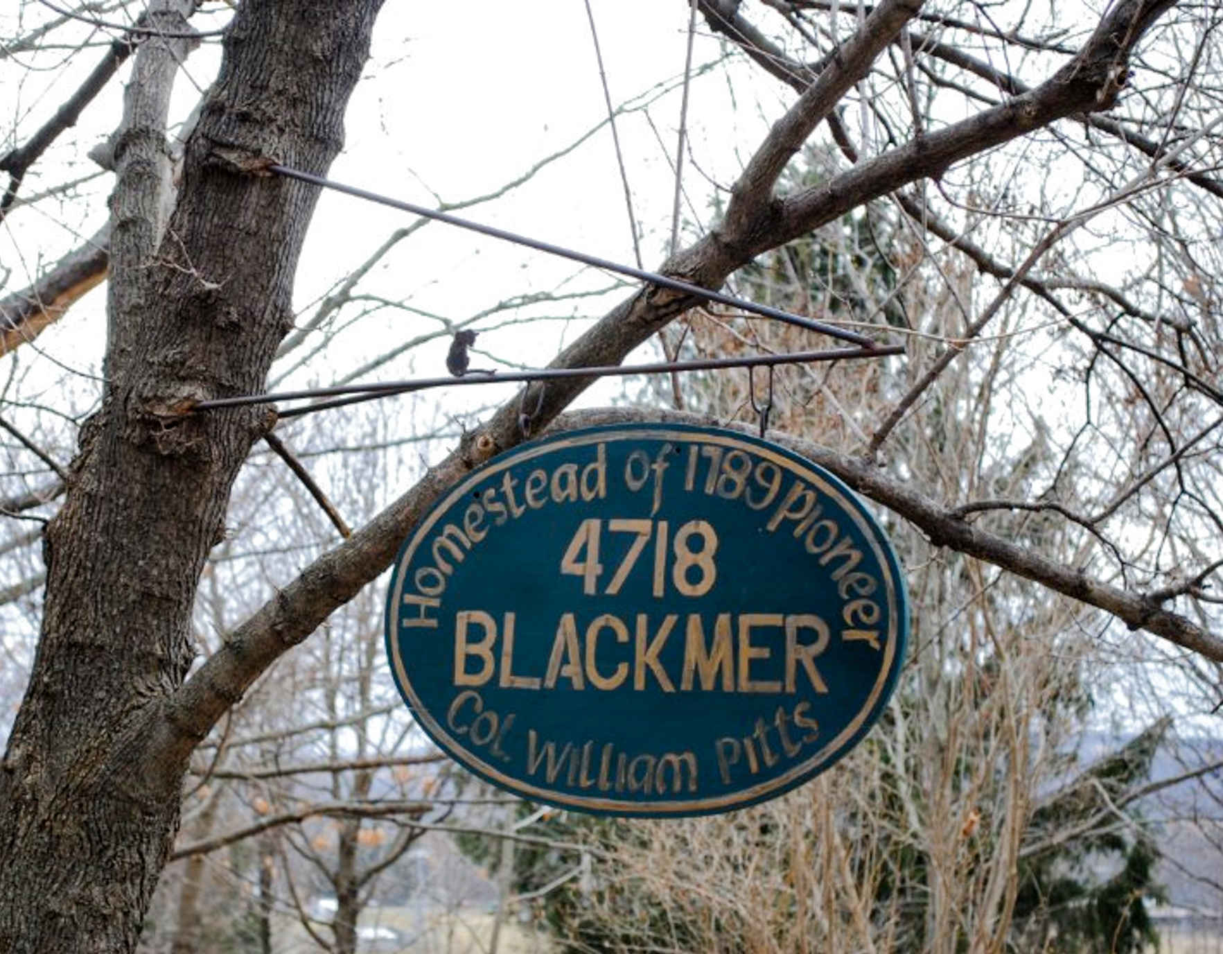 Blackmer Address Plaque